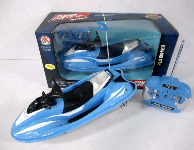 4通遥控摩托艇不包电 958